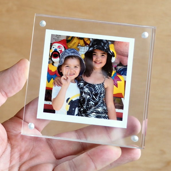 Acrylic desk frame
