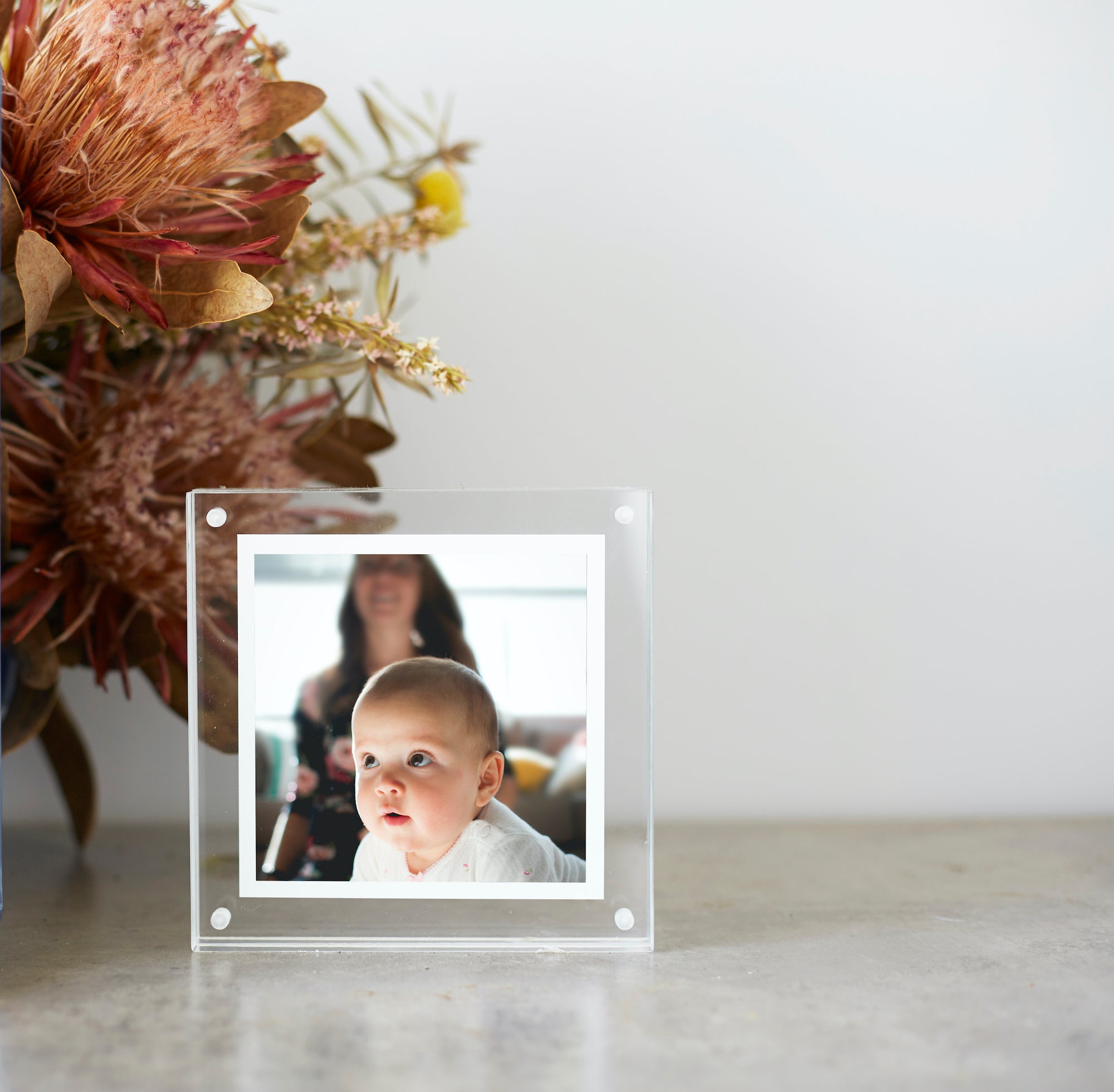 Acrylic desk frame Pocket Prints