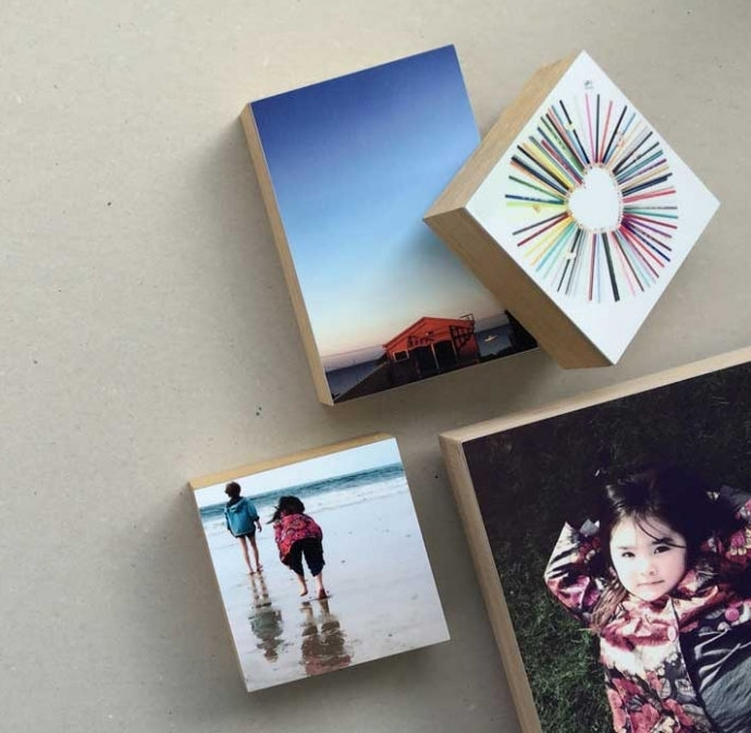 Metal photo blocks