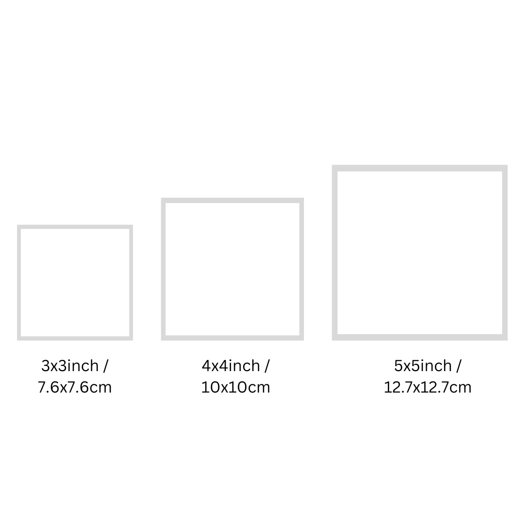 3X3inch SQUARE PRINT SETS